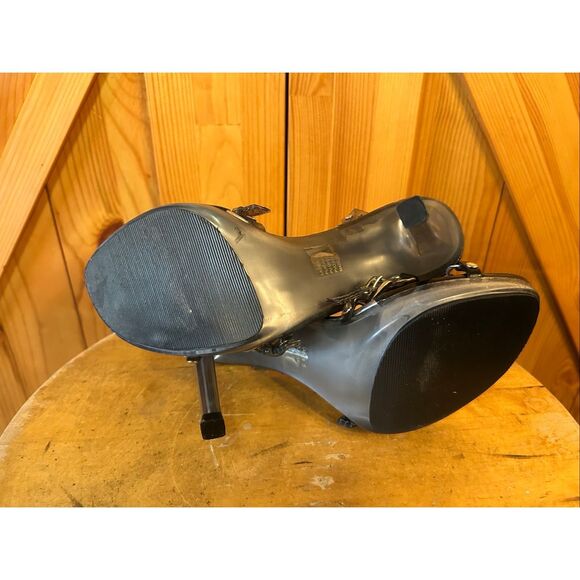 Steve Madden platinum heels size 5 - Picture 6 of 7